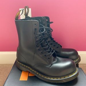 Dr. Martens Black Boots 1460 with Bouncing Soles